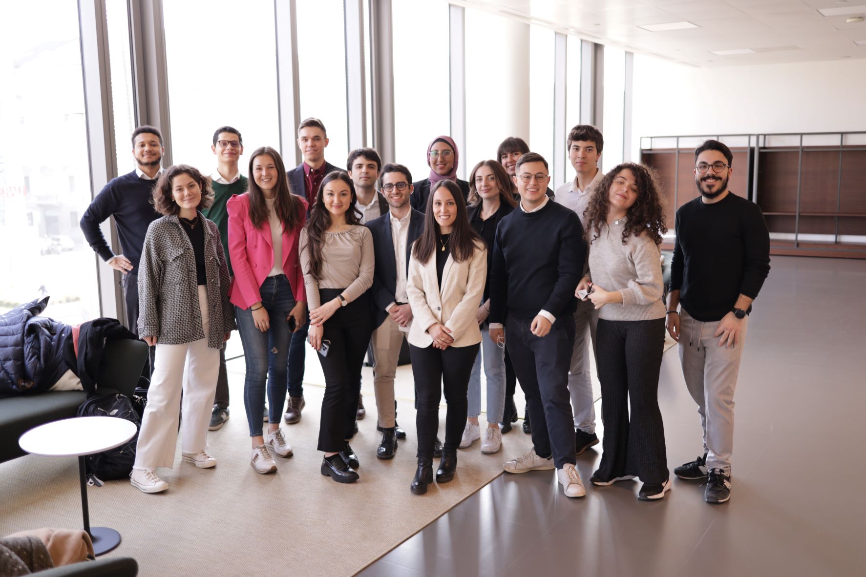 Studenti Prima Edizione durante un evento HSBC